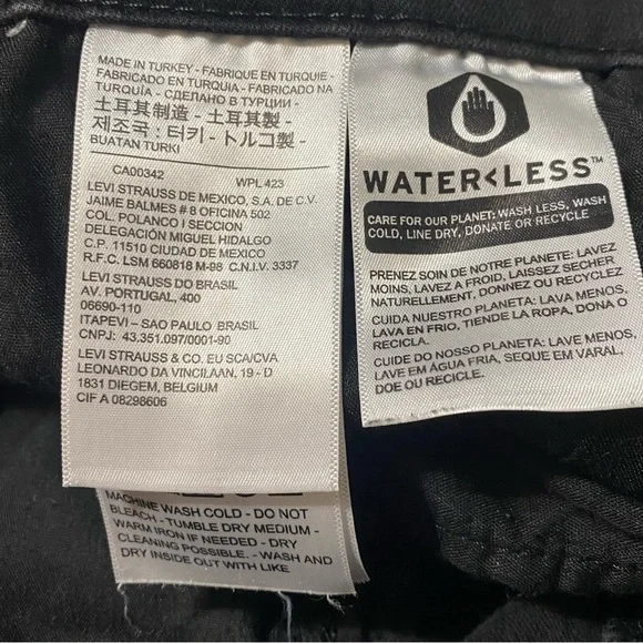 Levi’s 30 Black Mile High Super Skinny Jeans - Picture 11 of 13